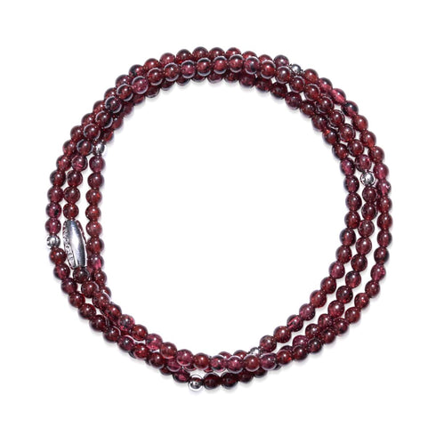 Granat | 925er Sterlingsilber | Edelstein-Wrap